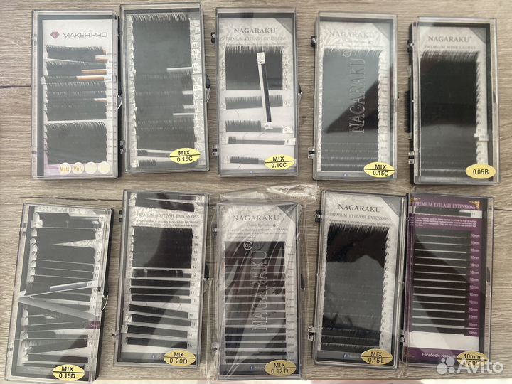 Ресницы для наращивания бу