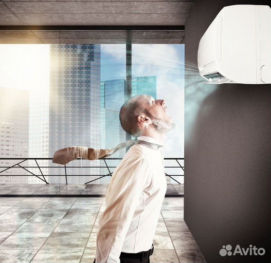 Кондиционер сплит система с установкой