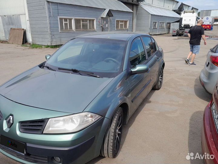 Renault Megane 1.6 AT, 2006, битый, 220 000 км