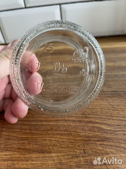 Банка стекляная 0.25л