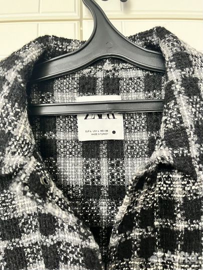 Куртка рубашка zara L