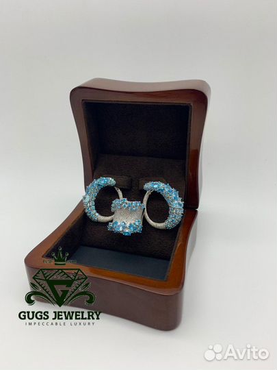 Серьги Кольцо из золота с бриллианта Stefan Hafner