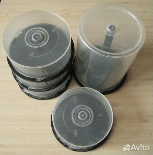 CD-R, DVD-RW диски, коробочки для дисков, тубы