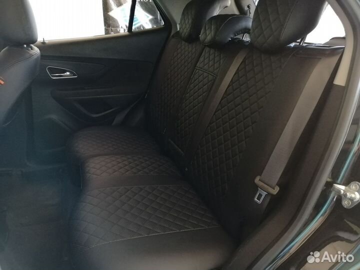 Чехлы из экокожи Ромб на Opel Mokka от Автопилот