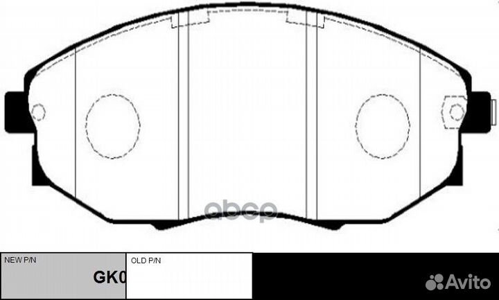 Колодки chevrolet Epica (V250) ckkd-15 CTR