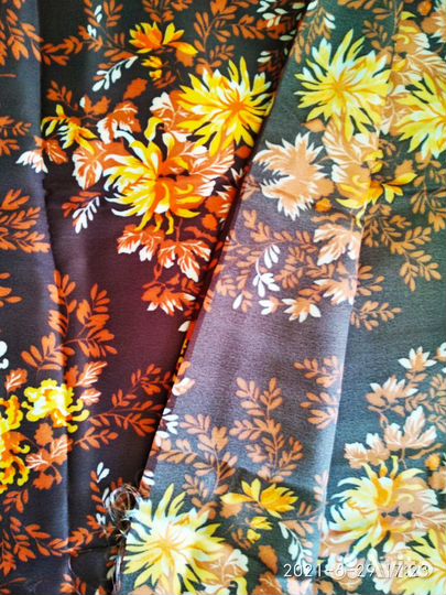 Отрез шелковой плательной ткани, СССР