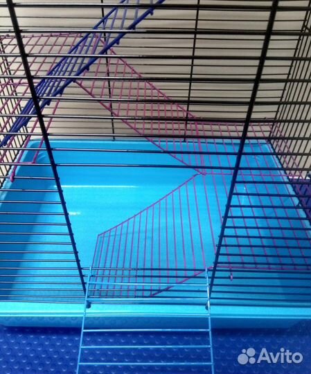 Новая клетка для крыс, дегу. 4 этажа Высокая 58см