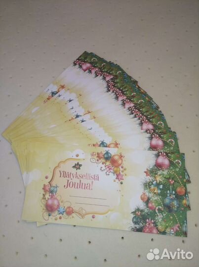 Конверты праздничные