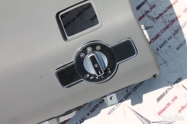 Торпедо нижняя часть серая w221 мерседес