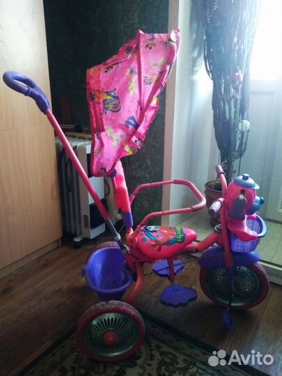 Божья коровкадетский трёхколёсный велосипед