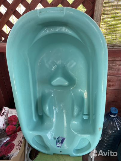 Ванночка детская с горкой