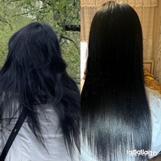 Кератиновое выпрямление, ботокс волос