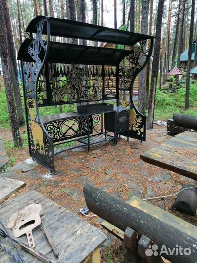 Мангальная зона для кафе