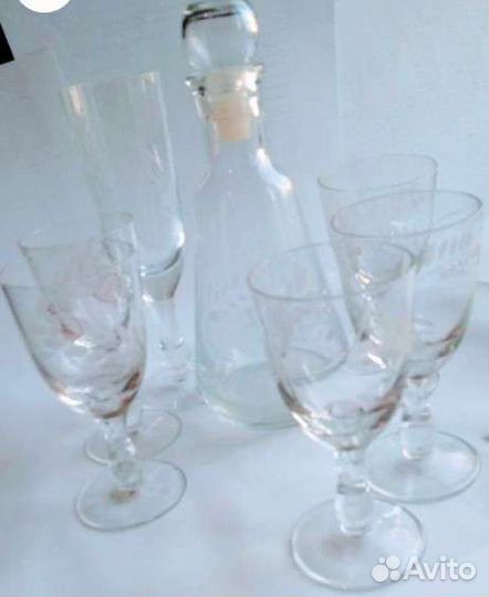 Бокалы Свадебные Хрусталь Стекло посуда