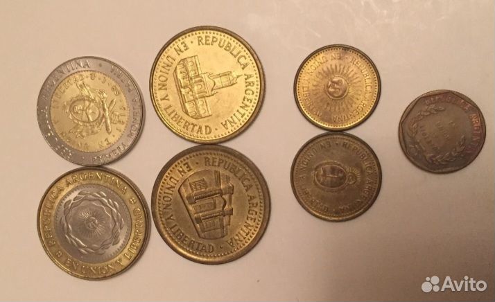 Аргентина набор монет 1993 - 2010 гг