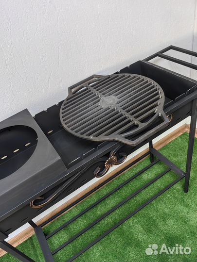 Чугунная решетка гриль