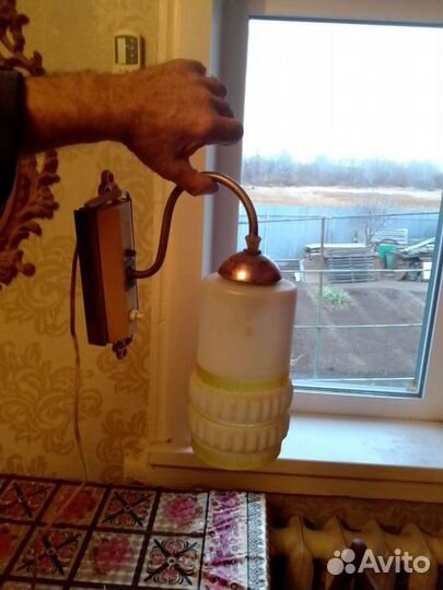 Настольная лампа и бра из СССР