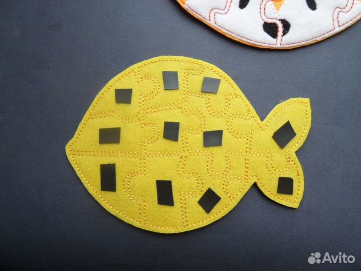 Пазлы-магниты из фетра