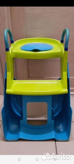 Горшок и Накладка на унитаз со ступенькой