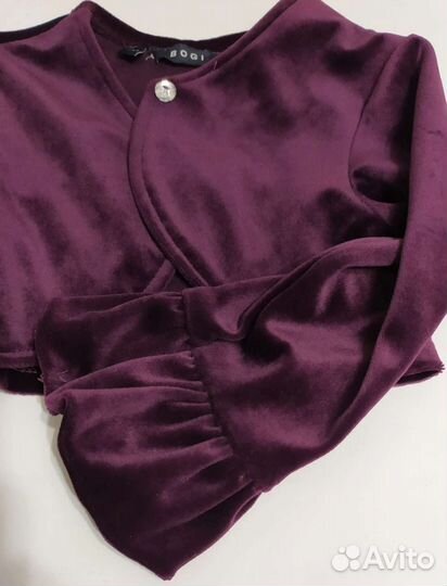 Болеро бархатное размер 122