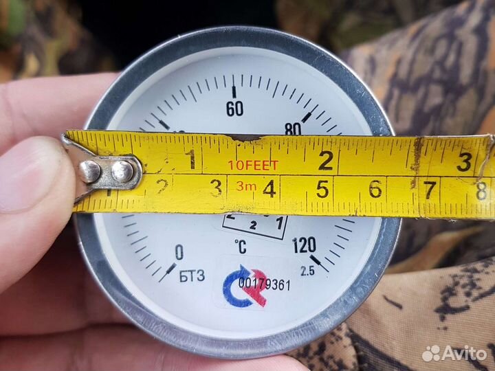 Термометр биметаллический бт