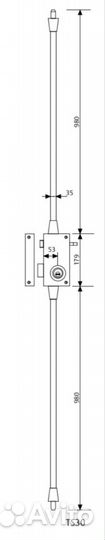 Дверной замок TS 30 фирмы tesa-abloy(Испания)накл