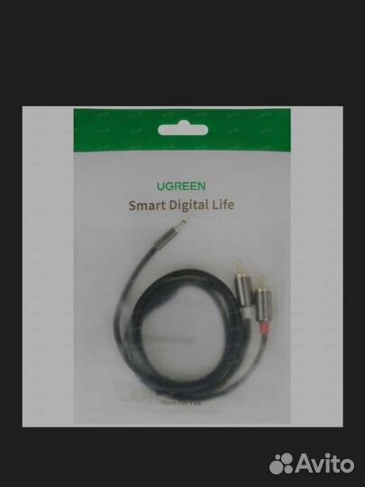 Кабель Ugreen 3.5 mm jack - RCA х2