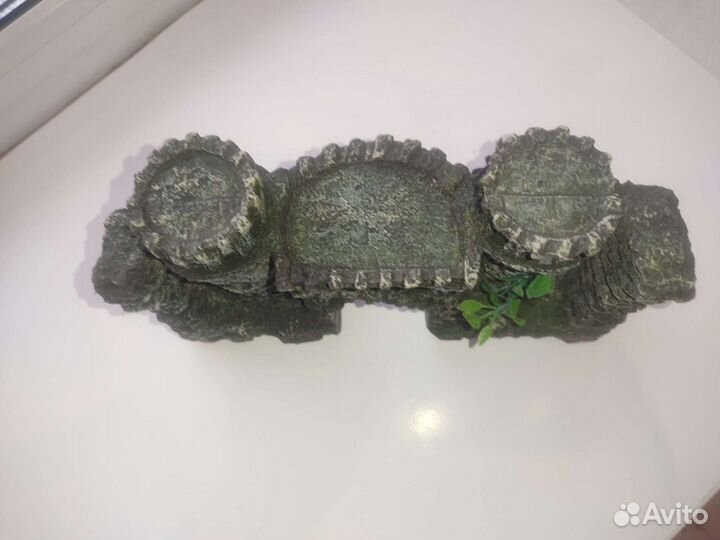 Грунт для аквариума цветной и замок