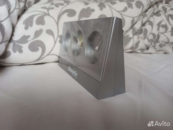 Часы метеостанция с будильником