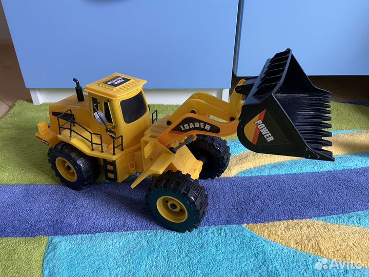 Бульдозер экскаватор машинка