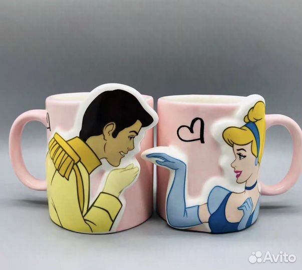 Парные кружки disney принцеесы и принцы