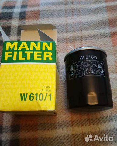 Масляный фильтр Mann Filter W610/1