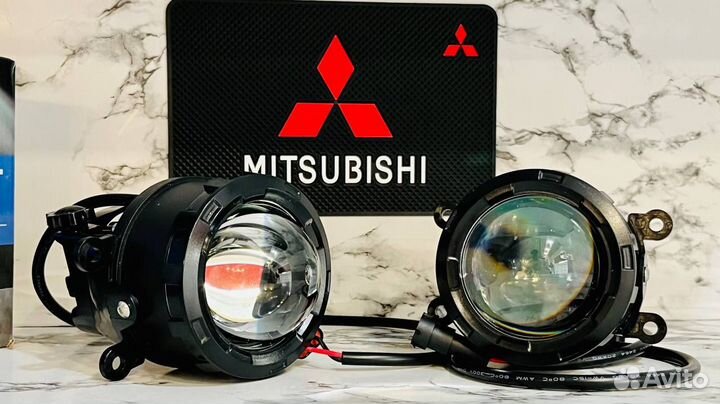 Лазерные противотуманки Mitsubishi BI-LED Premium