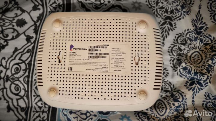 Rt gm3 gpon терминал ростелеком
