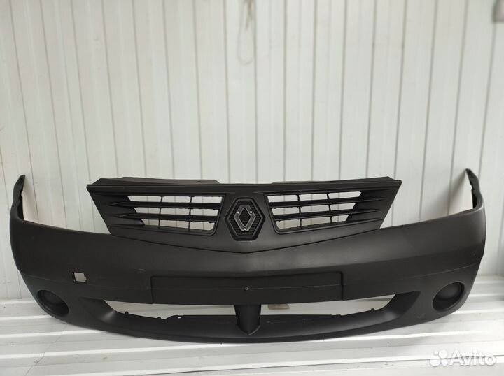 Передний бампер Renault Logan-1 с 2005 - (Логан )