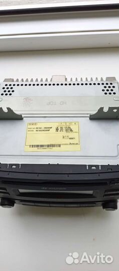 Автомагнитола+переходная рамка на Хëндай elantra