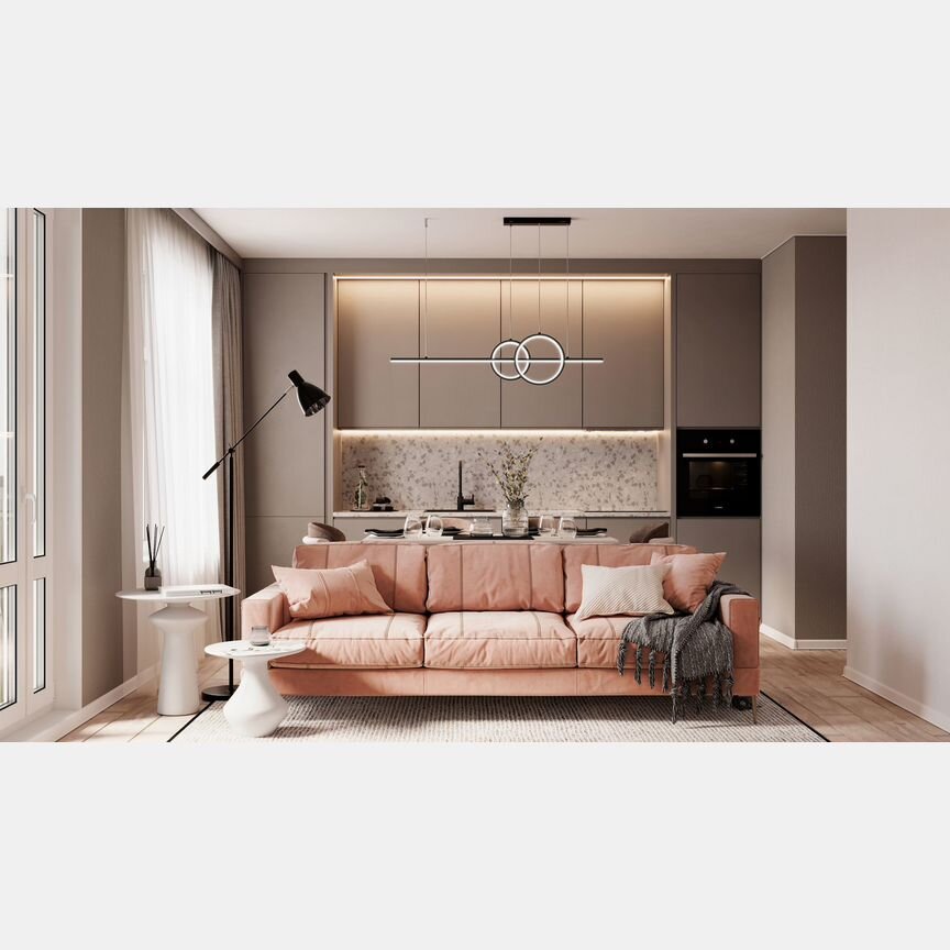 2-к. квартира, 55,6 м², 6/12 эт.