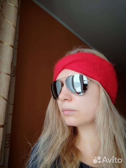 Повязка на голову теплая