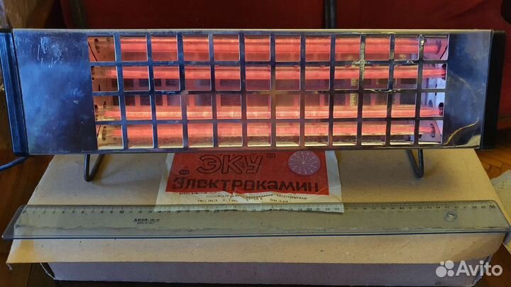 Обогреватель, электрокамин СССР