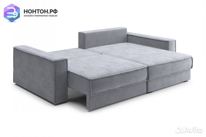 Диван угловой тик-так Сохо серый