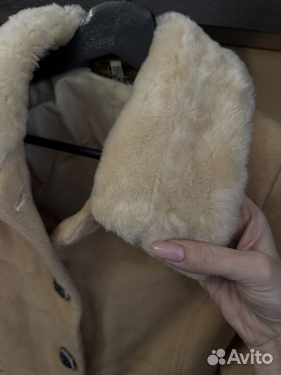 Куртка демисезонная с мутоновым воротником