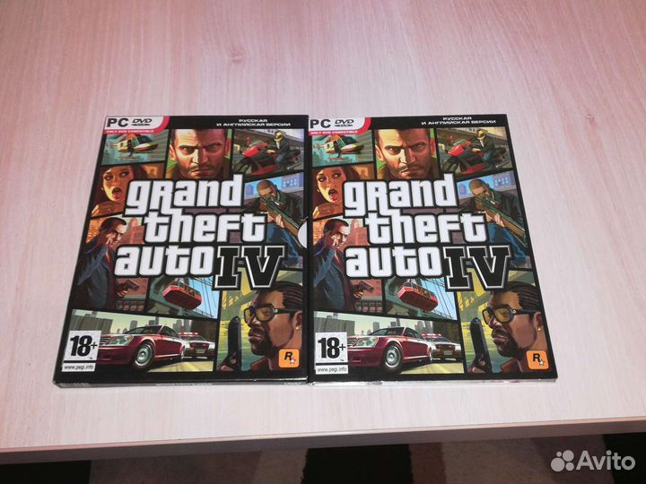 Диск с игрой на пк GTA 4