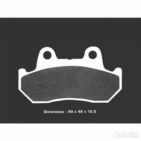 Nissin тормозные колодки 2P-201SS