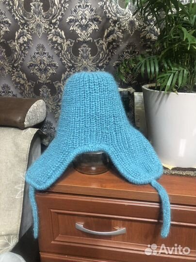 Комплект шапка и варежки