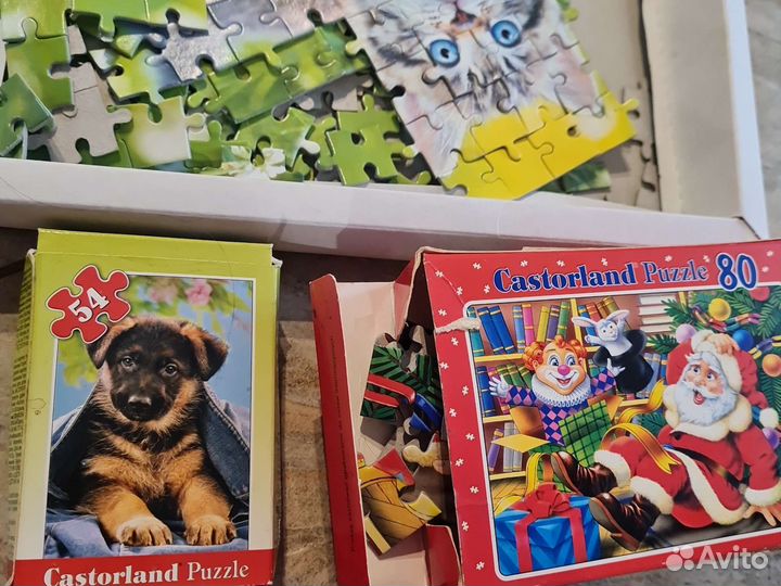 Пазлы 5 штук, цена за все