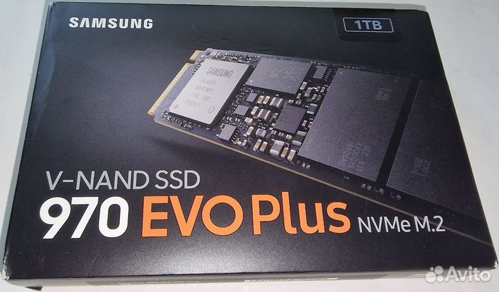 Новый Samsung 970 EVO Plus M.2 NVMe SSD 1TB из Гер