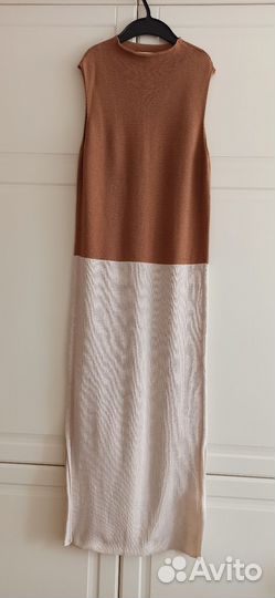 Платье mango, трикотаж, М раз, в пол