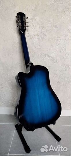 Гитара синяя belucci