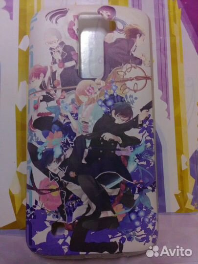 Аниме чехол на LG K8 Синий экзорцист