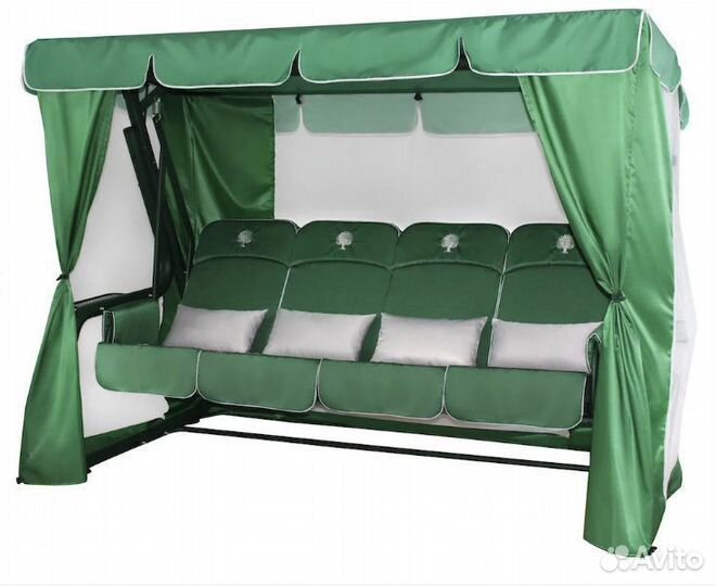 Садовые качели четырехместные 